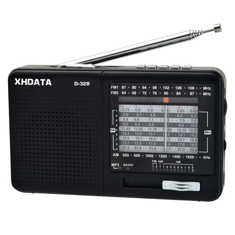 Radio Portátil AM/FM/SW con MP3, Bluetooth y USB