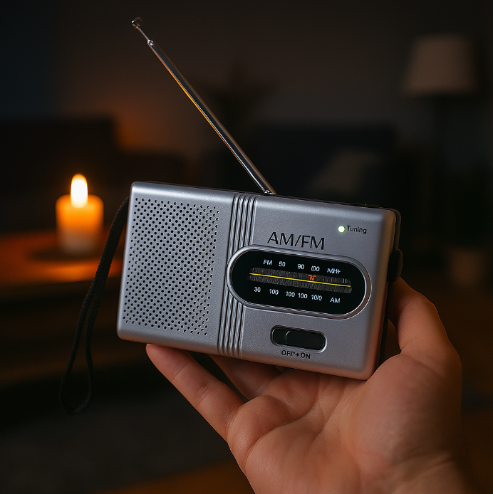 Mini radio de Emergencia