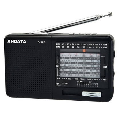 Radio Portátil AM/FM/SW con MP3, Bluetooth y USB